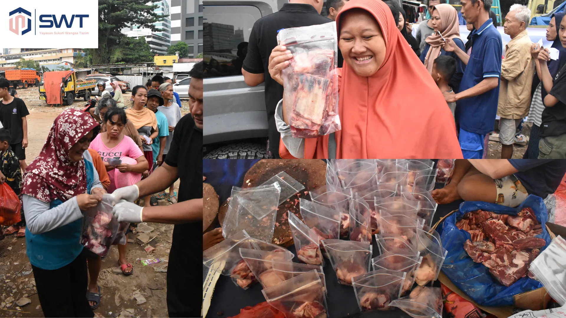 Hari Raya Idul Adha (pembagian daging qurban)